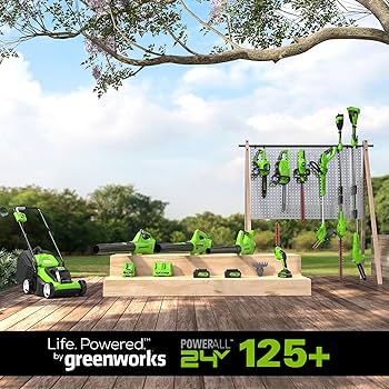 Greenworks(グリーンワークス)充電式草刈り機 高効率ブラシレスモーター Amazon | Greenworks(グリーンワークス) 充電式草刈り機 芝刈り